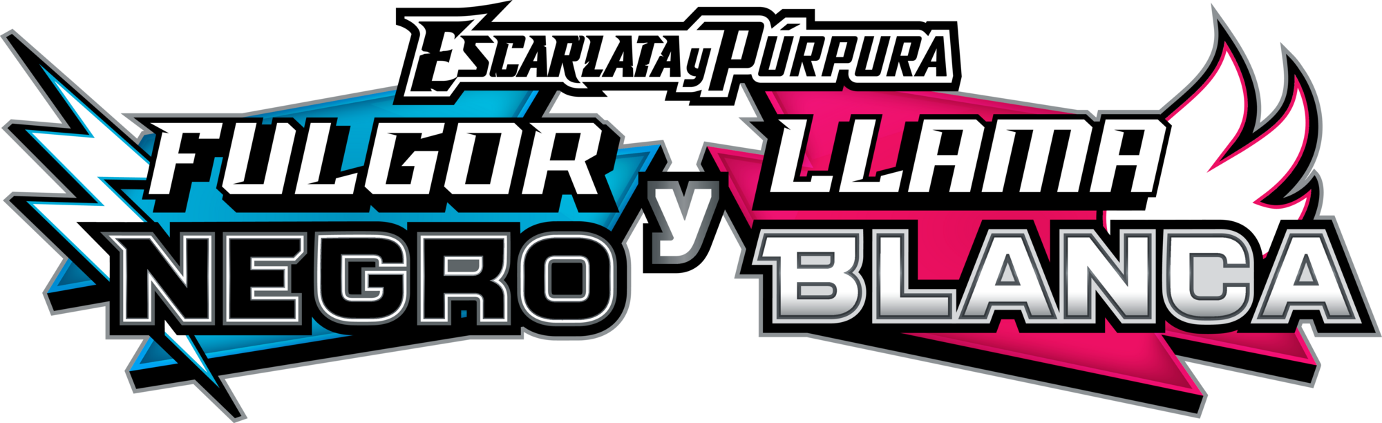 Fulgor Negro y Llama blanca del POKÉMON